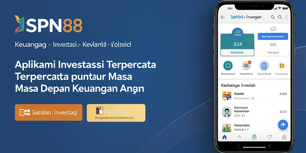 Antarmuka pengguna SPN88 menampilkan fitur investasi yang lengkap dan mudah dipahami.