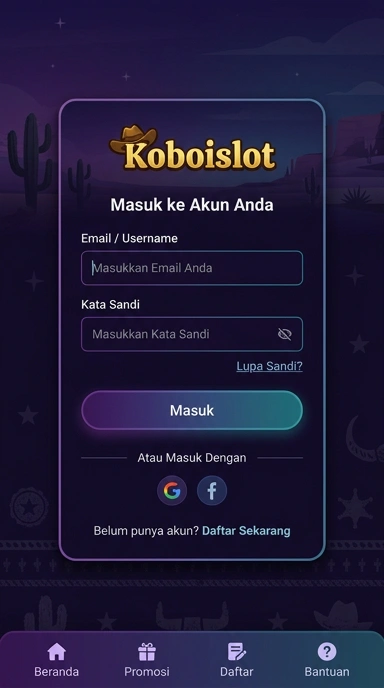 Masuk ke Akun koboislot dengan Mudah